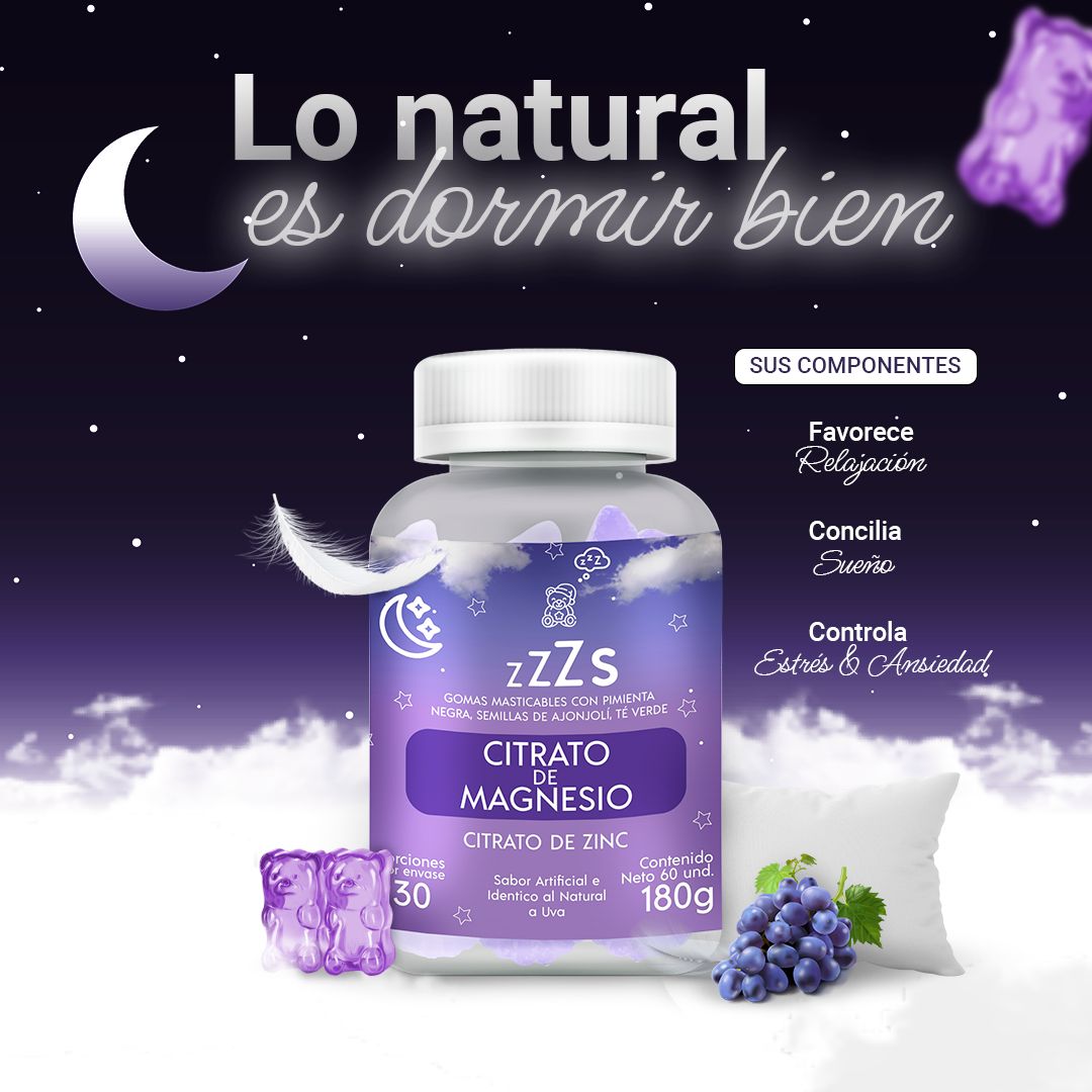 ZenMag Citrato de Magnesio Mega Concentrado Premium Importado Americano 100 Capsulas